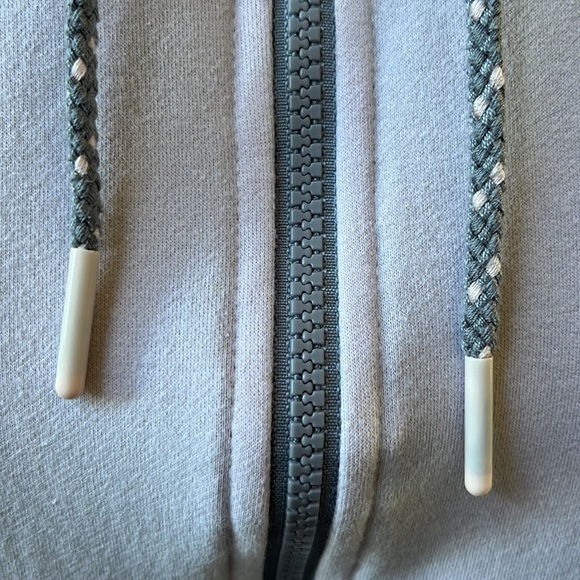 North Face GUC Full zip Hoodie Light lavender/ light gray Size L - Picture 7 of 15